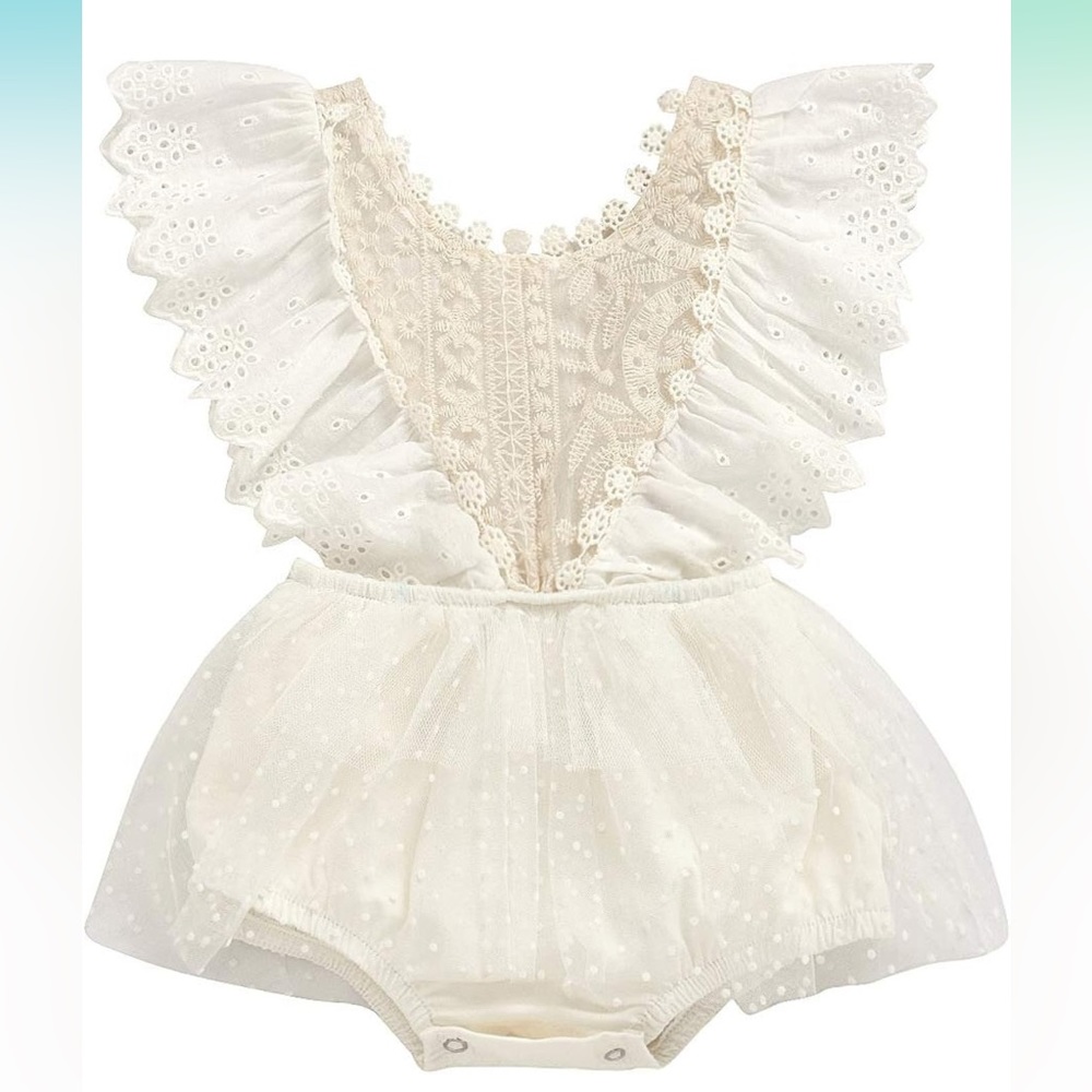 Eyelet onesie